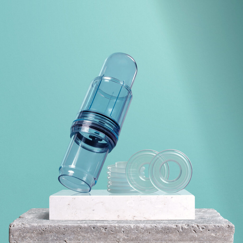 Vacuum device per disfunzione erettile a stantuffo